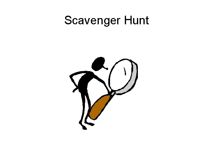 Scavenger Hunt 