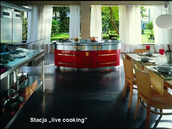 Stacja „live cooking” 