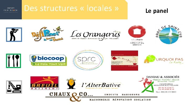 Des structures « locales » Le panel 