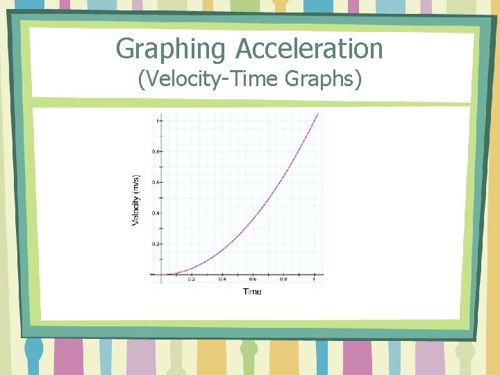 Graphing Acceleration (Velocity-Time Graphs) 