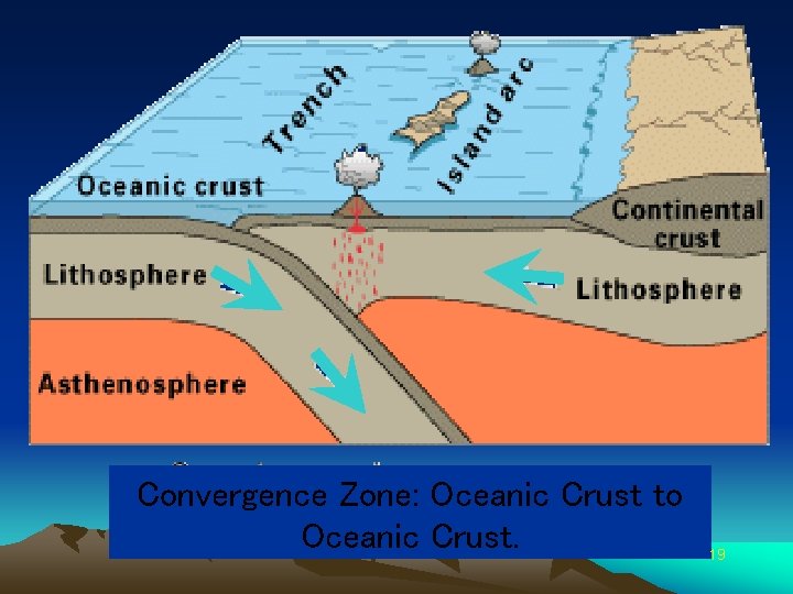 Convergence Zone: Oceanic Crust to Oceanic Crust. 19 