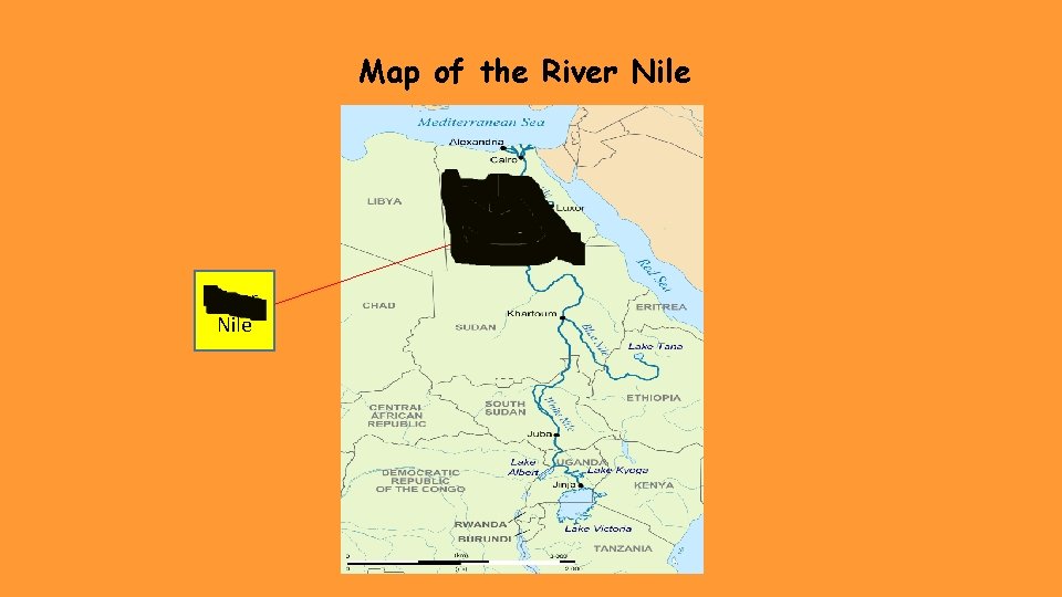 Map of the River Nile 