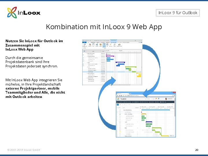 Seite 20 In. Loox 9 für Outlook Kombination mit In. Loox 9 Web App