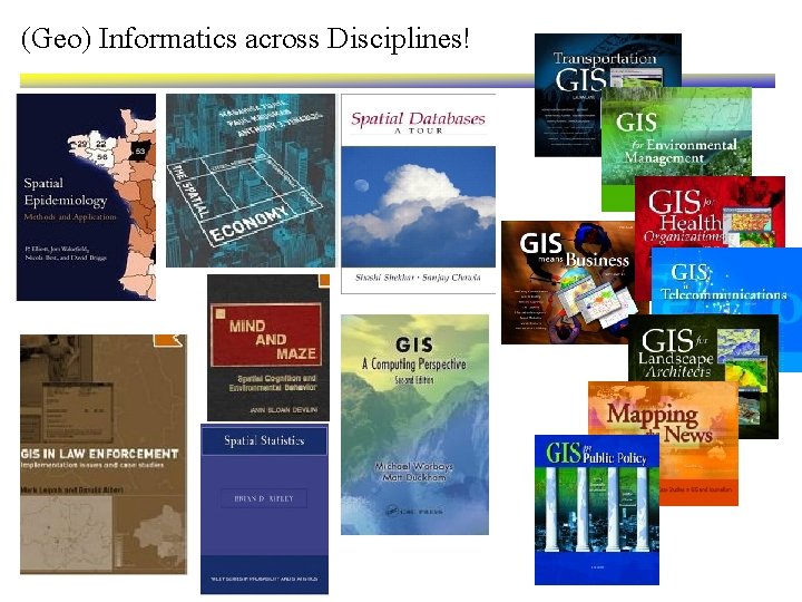 (Geo) Informatics across Disciplines! 