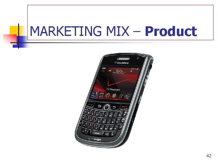 MARKETING MIX – Product 42 