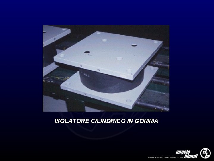 ISOLATORE CILINDRICO IN GOMMA 