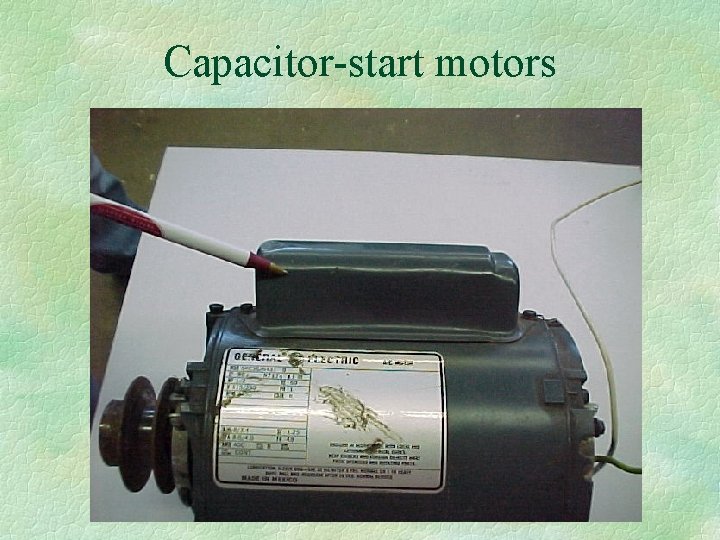 Capacitor-start motors 