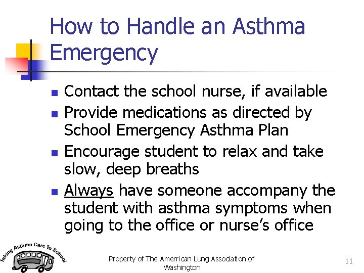 Asthma Management In Educational Settings Physical Education Teachers