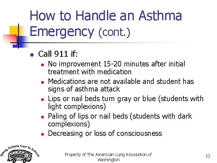 Asthma Management In Educational Settings Physical Education Teachers