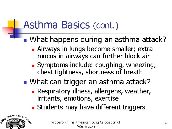 Asthma Management In Educational Settings Physical Education Teachers