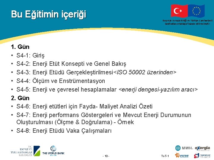 Bu Eğitimin içeriği Bu proje Avrupa Birliği ve Türkiye Cumhuriyeti tarafından ortaklaşa finanse edilmektedir.
