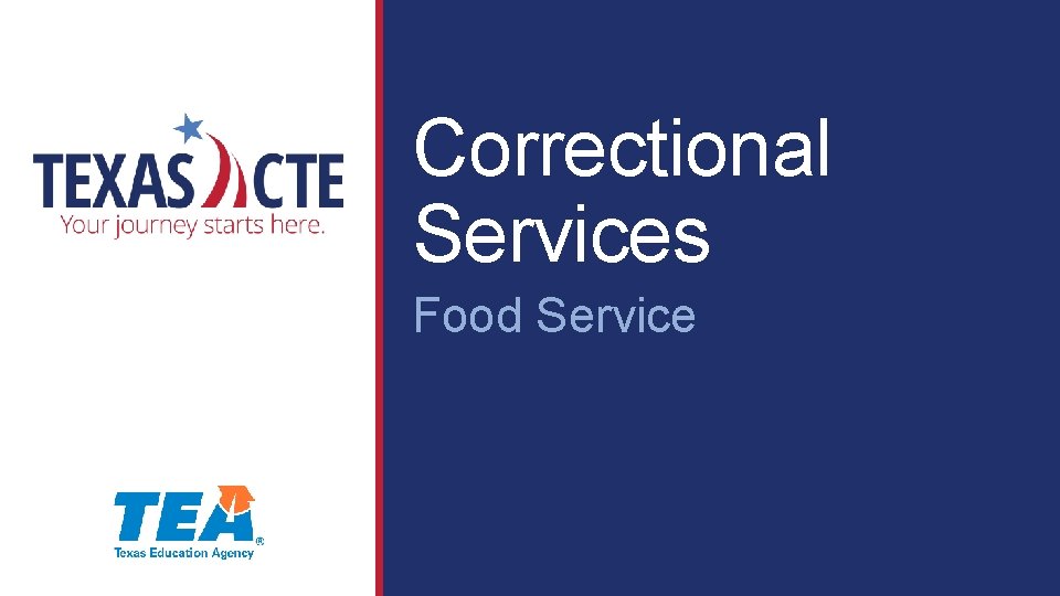 Correctional Services Food Service 