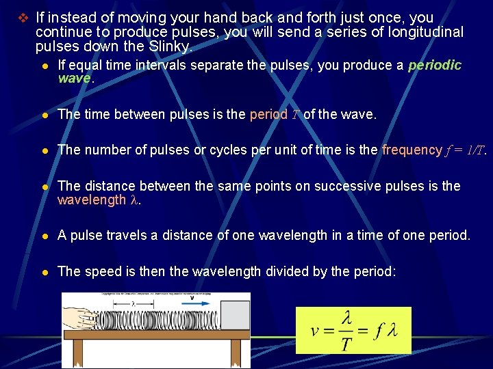 v If instead of moving your hand back and forth just once, you continue