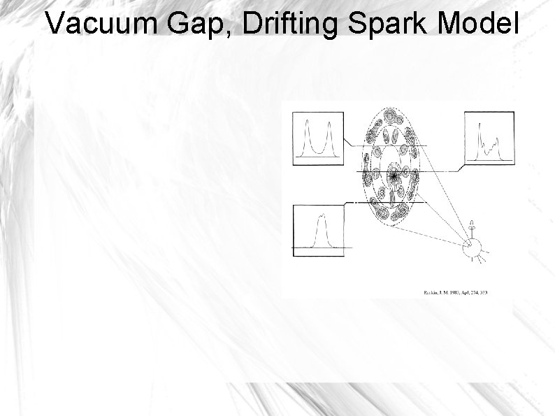 Vacuum Gap, Drifting Spark Model 