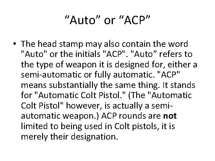 Cartridge Head Stamps What are They and What