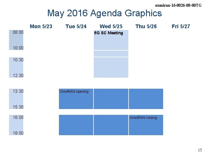 omniran-16 -0026 -00 -00 TG May 2016 Agenda Graphics Mon 5/23 Tue 5/24 08: