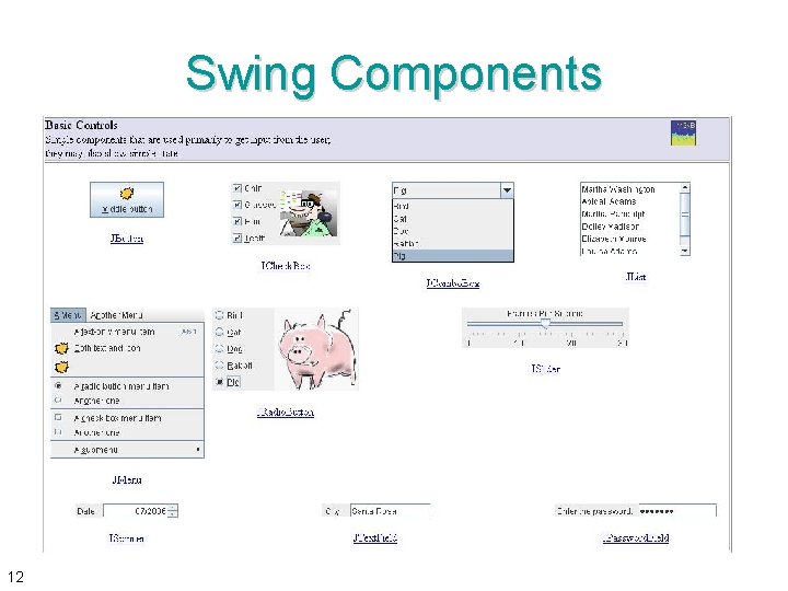 Swing Components 12 