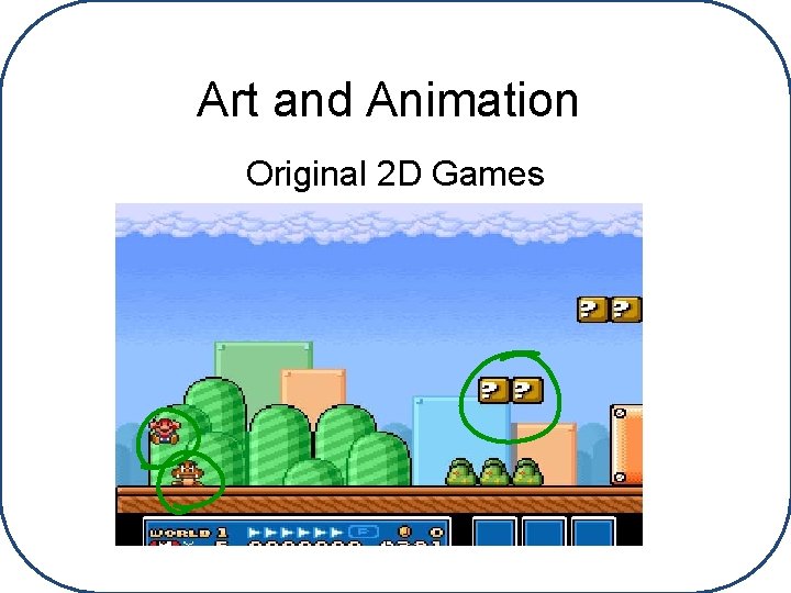 Art and Animation Original 2 D Games 