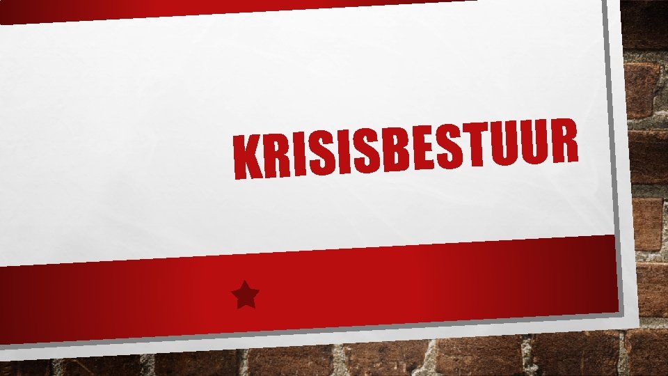 R U U T S E B KRISIS 