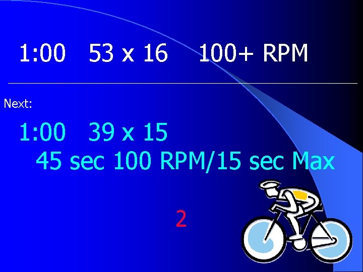 1: 00 53 x 16 100+ RPM Next: 1: 00 39 x 15 45