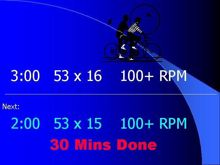 3: 00 53 x 16 100+ RPM Next: 2: 00 53 x 15 100+