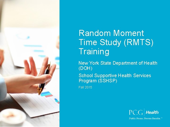 Random Moment Time Study (RMTS) Training New York State Department of Health (DOH) School