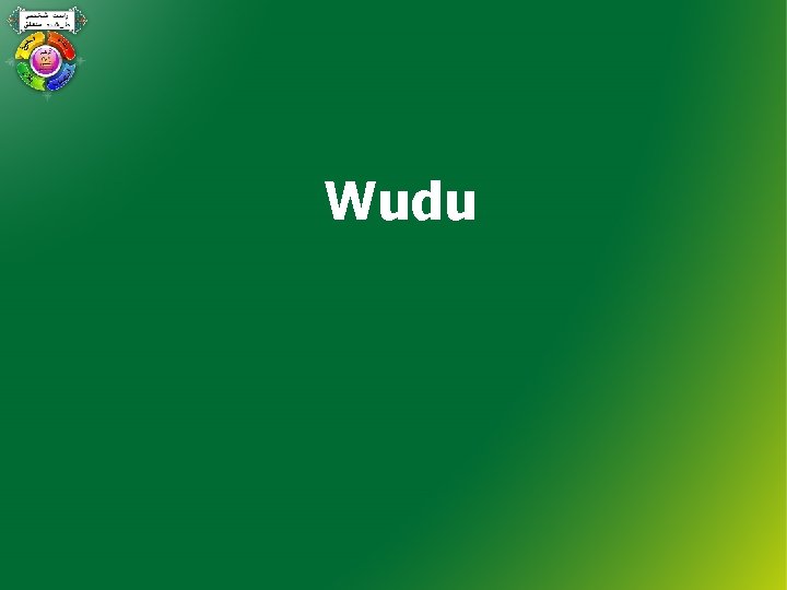 Wudu 