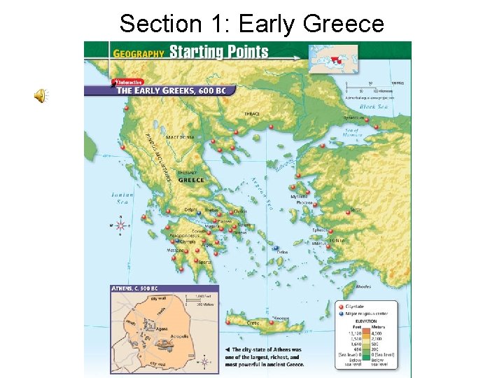 Section 1: Early Greece 