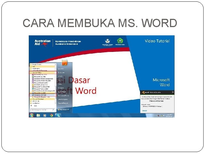 CARA MEMBUKA MS. WORD CARA MEMBUKA MS. WORD