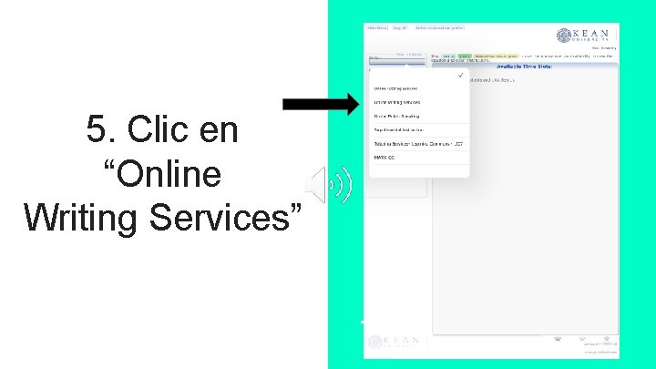 5. Clic en “Online Writing Services” 
