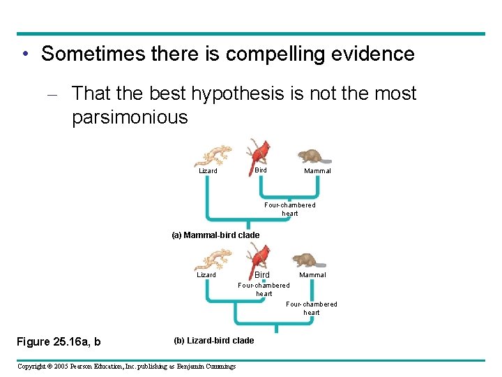  • Sometimes there is compelling evidence – That the best hypothesis is not