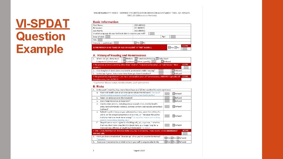 VI-SPDAT Question Example 