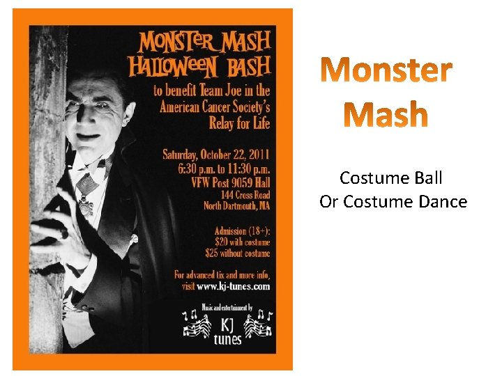 Costume Ball Or Costume Dance 