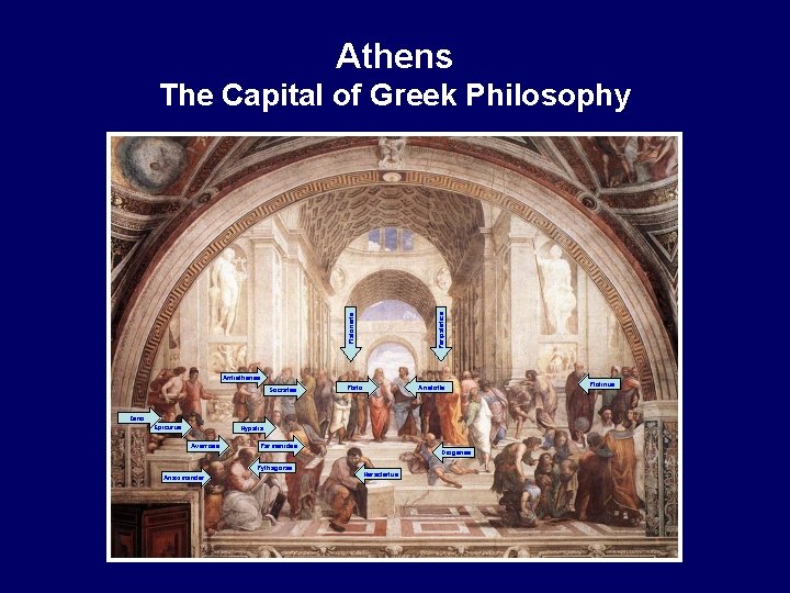 Athens Platonists Peripatetics The Capital of Greek Philosophy Antisthenes Socrates Plato Aristotle Plotinus Zeno