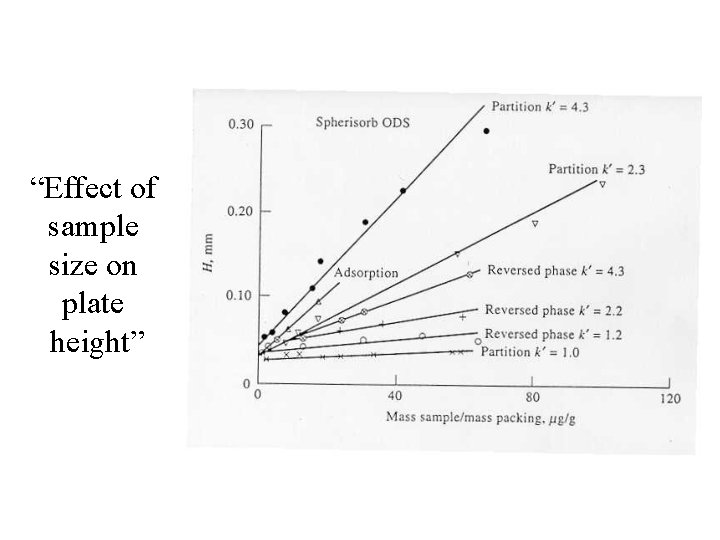 “Effect of sample size on plate height” 