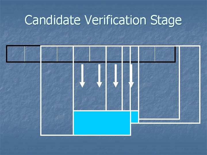 Candidate Verification Stage 