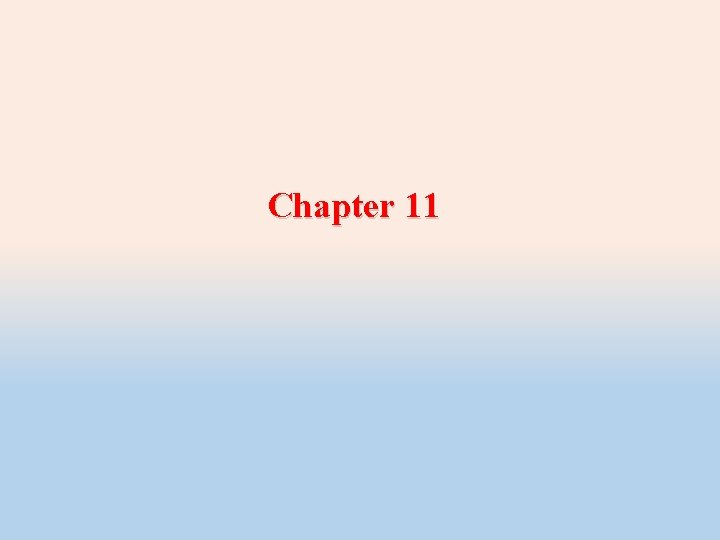 Chapter 11 