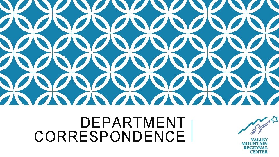 DEPARTMENT CORRESPONDENCE 