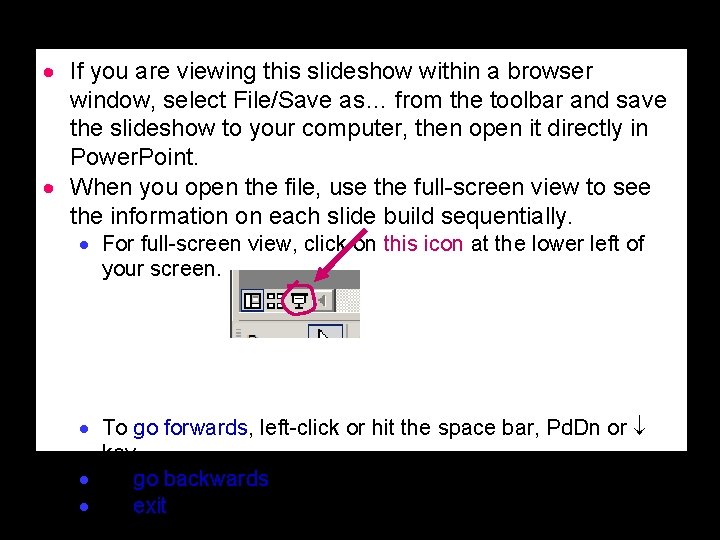 Computer Browser Screen Slide If you are viewing this slideshow within a