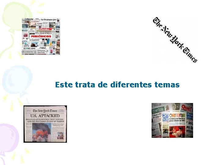 Este trata de diferentes temas 