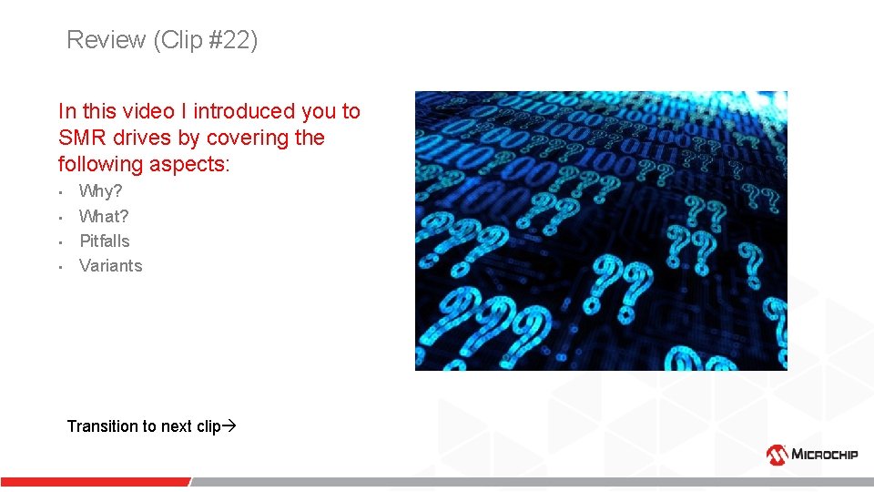 Review (Clip #22) In this video I introduced you to SMR drives by covering Review (Clip #22) In this video I introduced you to SMR drives by covering