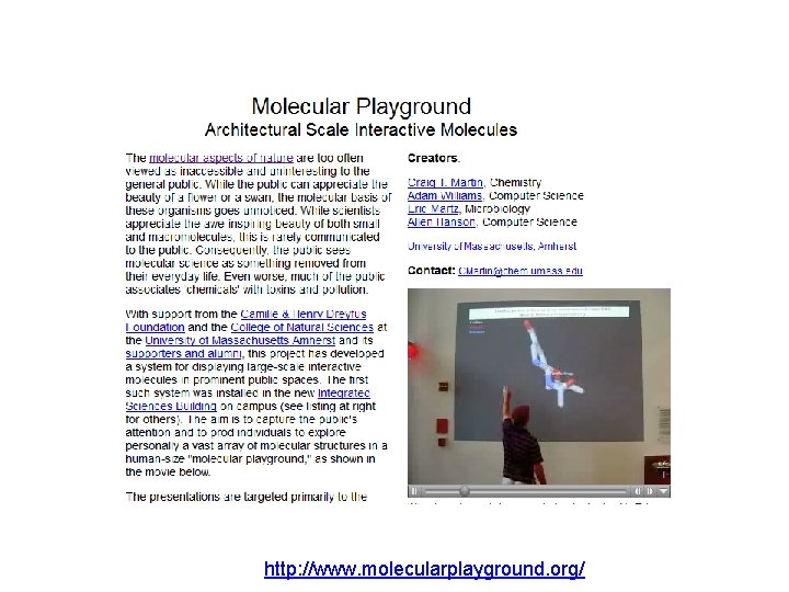 http: //www. molecularplayground. org/ 