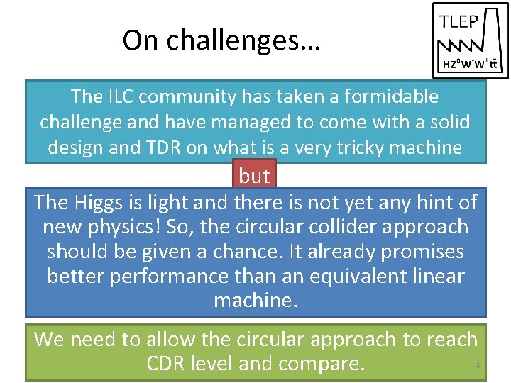 On challenges… The ILC community has taken a formidable challenge and have managed to