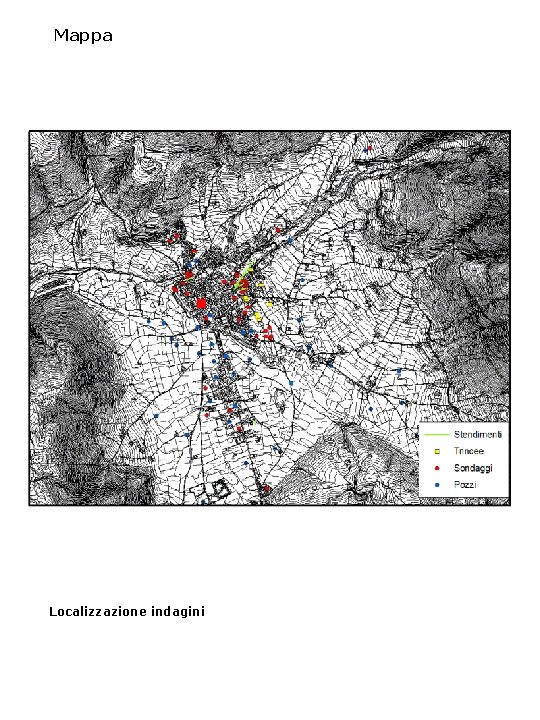 Mappa Localizzazione indagini 