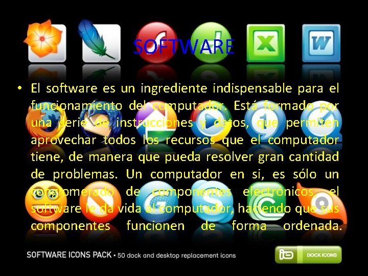 PARTES DEL COMPUTADOR ESPECIALIZACION EN ADMINISTRACION DE LA