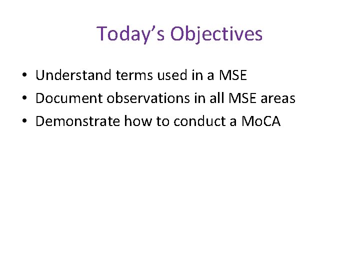 Psychiatric Assessment Occupation Based Practice II Mental Health