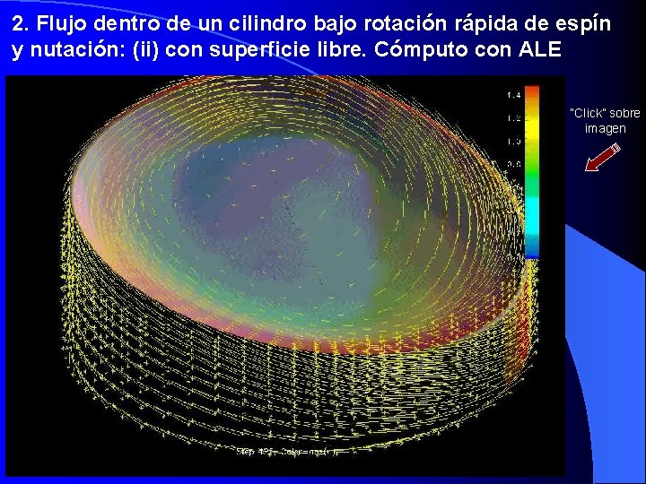 2. Flujo dentro de un cilindro bajo rotación rápida de espín y nutación: (ii)