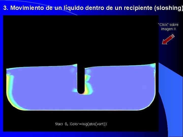 3. Movimiento de un líquido dentro de un recipiente (sloshing) “Click” sobre imagen !!