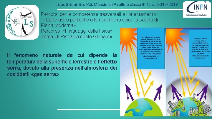 Liceo Scientifico P. S. Mancini di Avellino classe III C a. s. 2018/2019 Percorsi