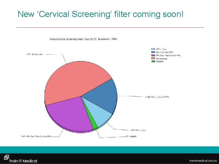 New ‘Cervical Screening’ filter coming soon! 
